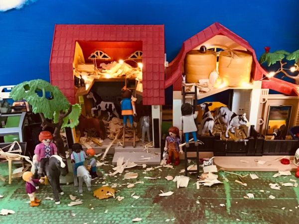 diorama knutselen